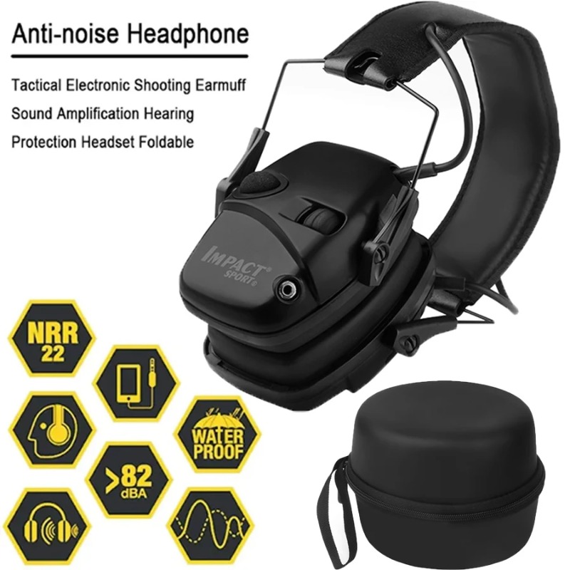 Shooting Ear Muff - Outdoor Tactische Elektronische Schietgehoorbeschermer Actieve Anti-geluid