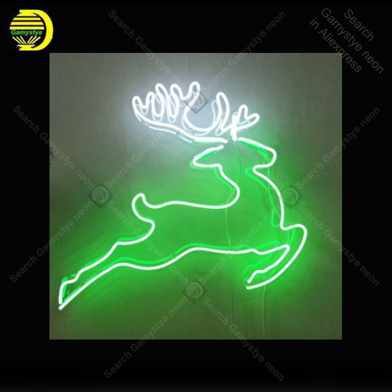 Hunting And Outdoor Shop - Neonbord voor herten Running Shop Display