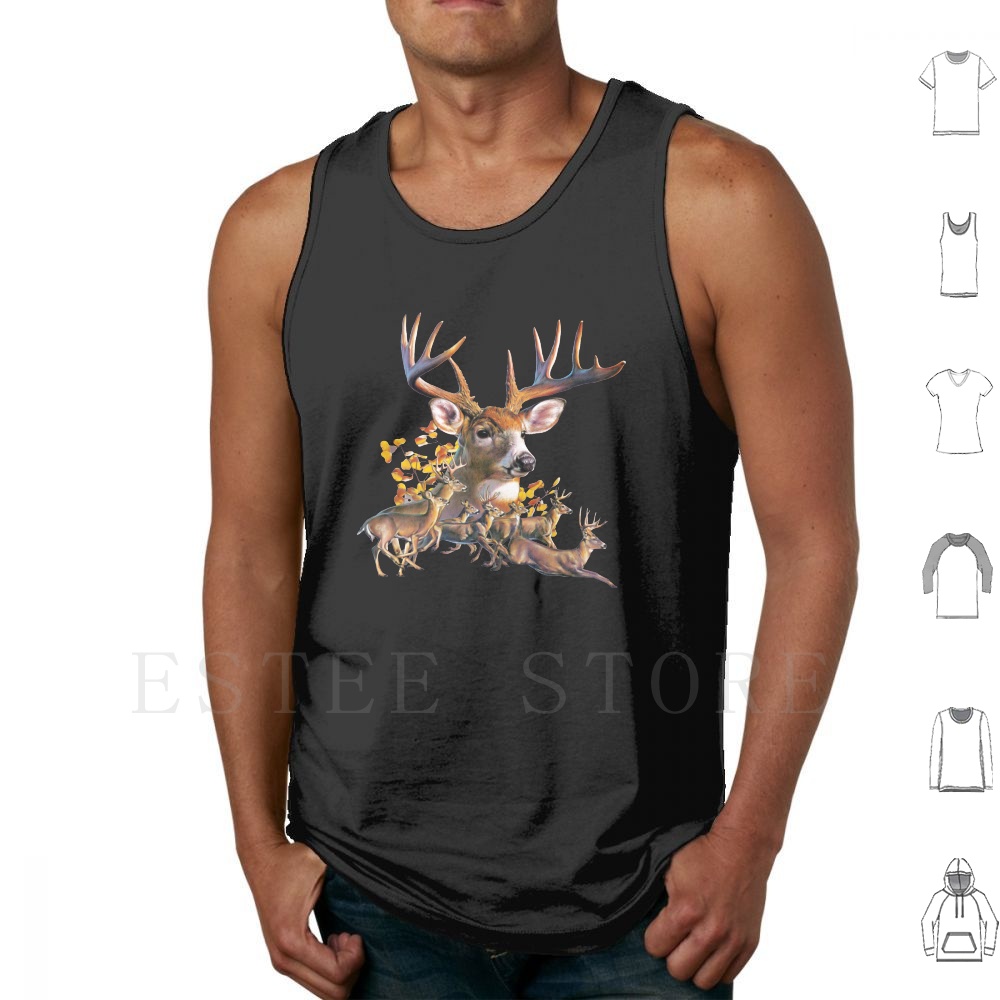 Wildman Hunting & Outdoor Reviews - Tanktops met hertenprint, vest zonder mouwen,