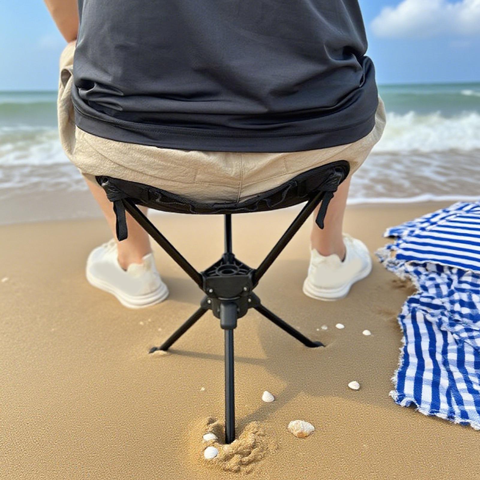 Hunting And Fishing Outdoor Chairs - Draagbare opvouwbare draaibare campingstoel, lichtgewicht viskruk
