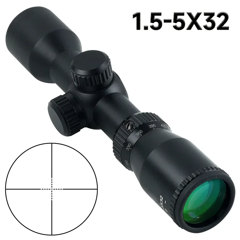 Crossbow Scope Sight - 1.5-5X32 Scope Crossbow Korte Jachtkijker Verlicht
