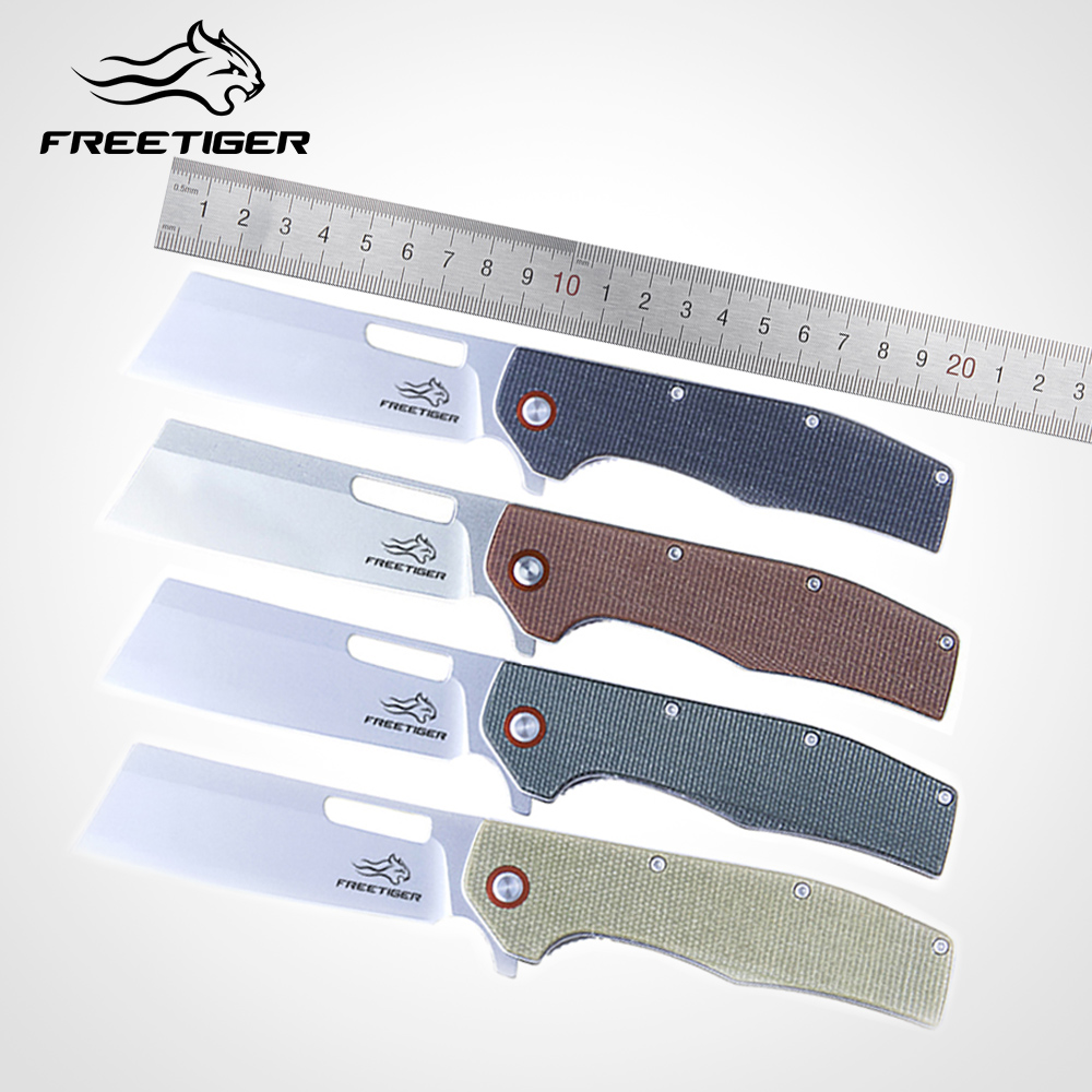 Hunting Camp Outdoor Kitchen - Freetiger Micarta Handvat D2 Stone Wash