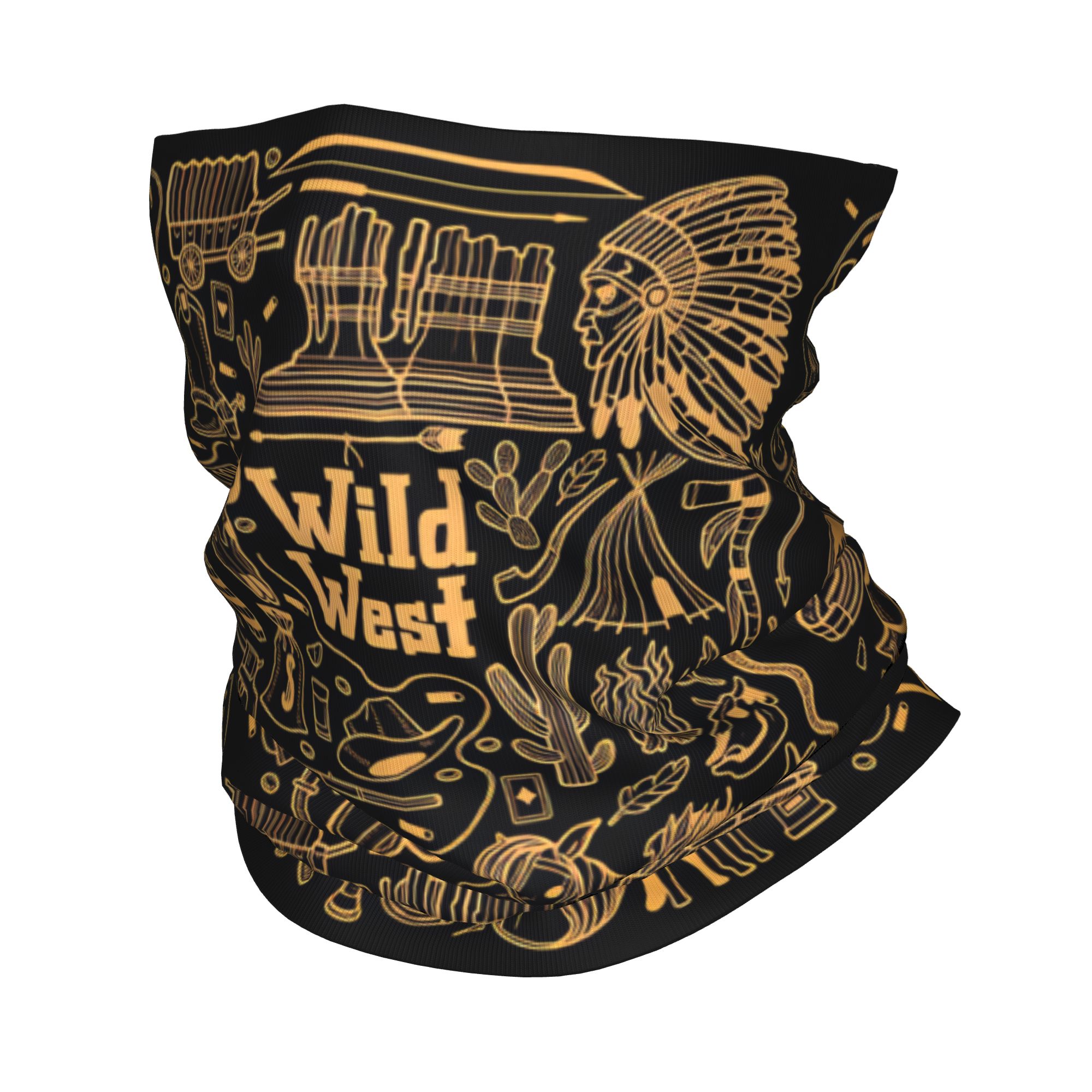 Wildman Hunting & Outdoor Reviews - Outdoor Sport Balaclava Wild West LinePrint