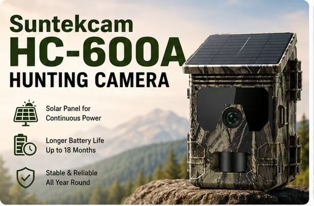 Outdoor Hunting Video Camera - Solar Wildlife 50MP 4K Video Trail