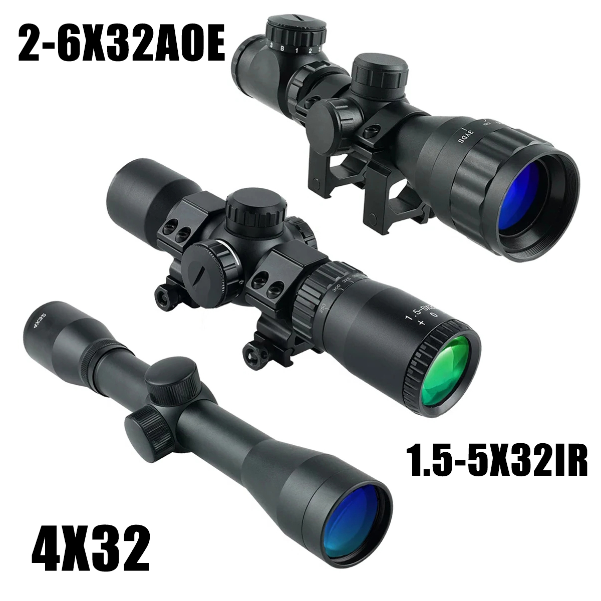 2-6X32AOE Kruisboog Korte Scop - Crossbow Scope Sight recensie en prijs