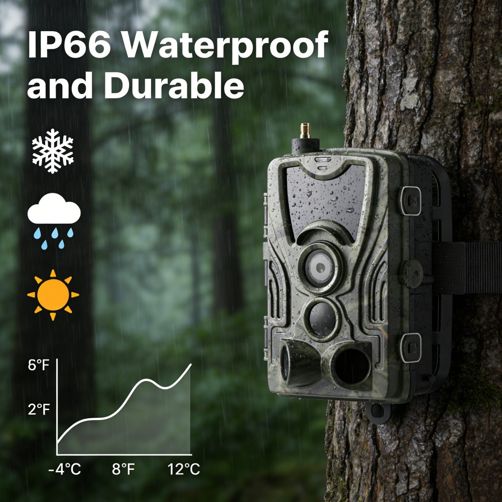 4G 4K 120MP Live Video 5000mAh - Outdoor Hunting Video Camera recensie en prijs