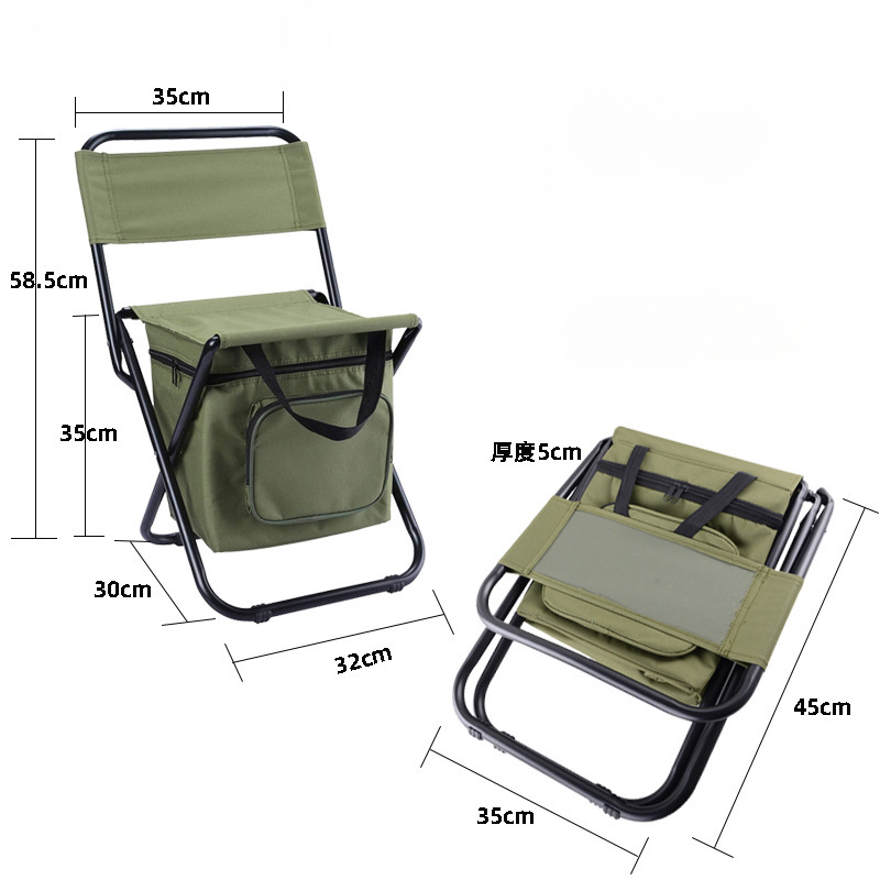 2-in-1 opvouwbare visstoeltas, - Hunting And Fishing Outdoor Chairs recensie en prijs