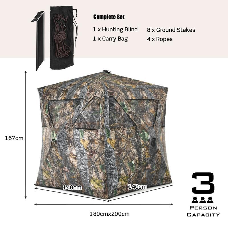 Draagbare jachtblind met grond - Hunting & Outdoor Supplies recensie en prijs