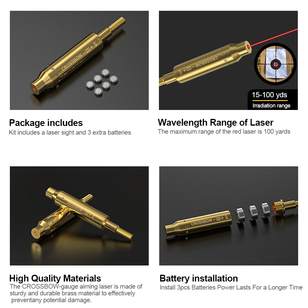 CROSSBOW Red Laser Boresighter - Crossbow Scope Sight recensie en prijs