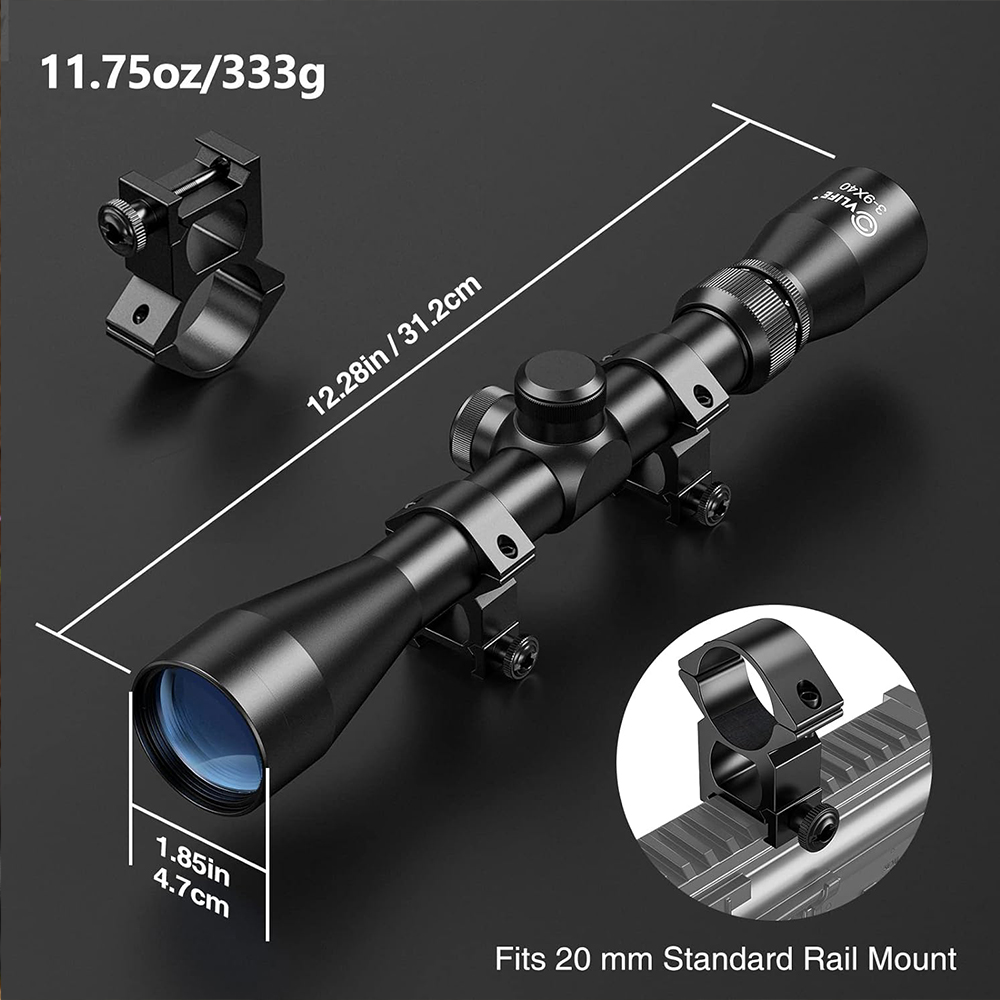 3-9X40 Jachtgeweerlens met dra - Crossbow Scope Sight recensie en prijs