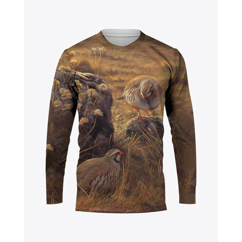 Camouflage Jacht Dieren T-Shir - Hunting Quail recensie en prijs