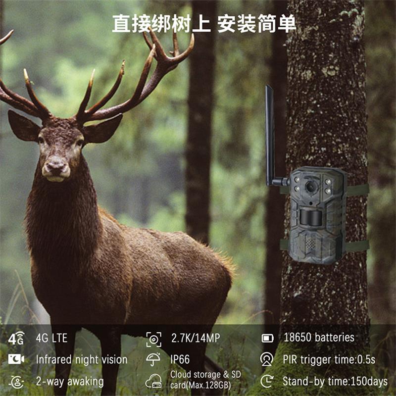4G LTE Solar Wildcamera met EU - Outdoor Hunting Video Camera recensie en prijs