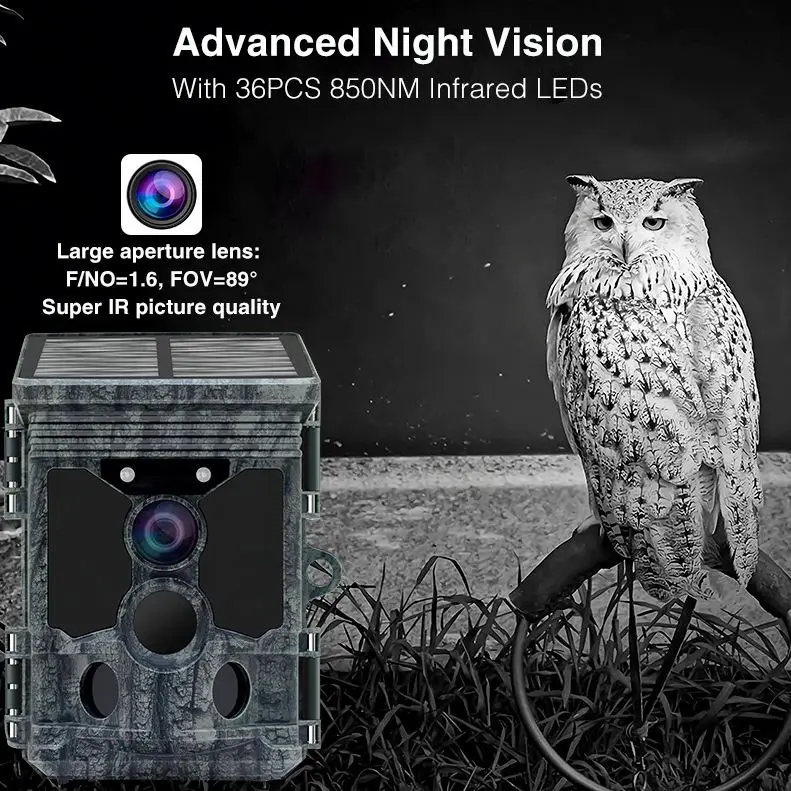 Nieuwe Technologie 4K Zonnepan - Outdoor Hunting Video Camera recensie en prijs