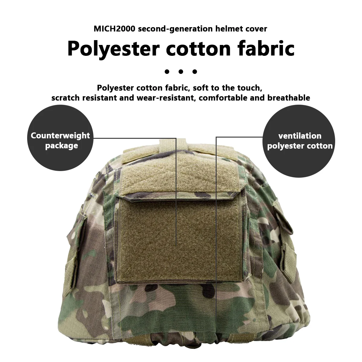 Helm Camouflage Cover Voor MIC - Hunting And Outdoor Shop recensie en prijs
