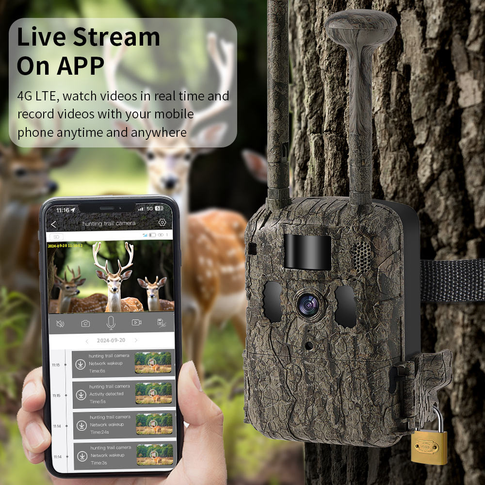 Wildlife-jacht trailcamera 4G  - Outdoor Hunting Video Camera recensie en prijs