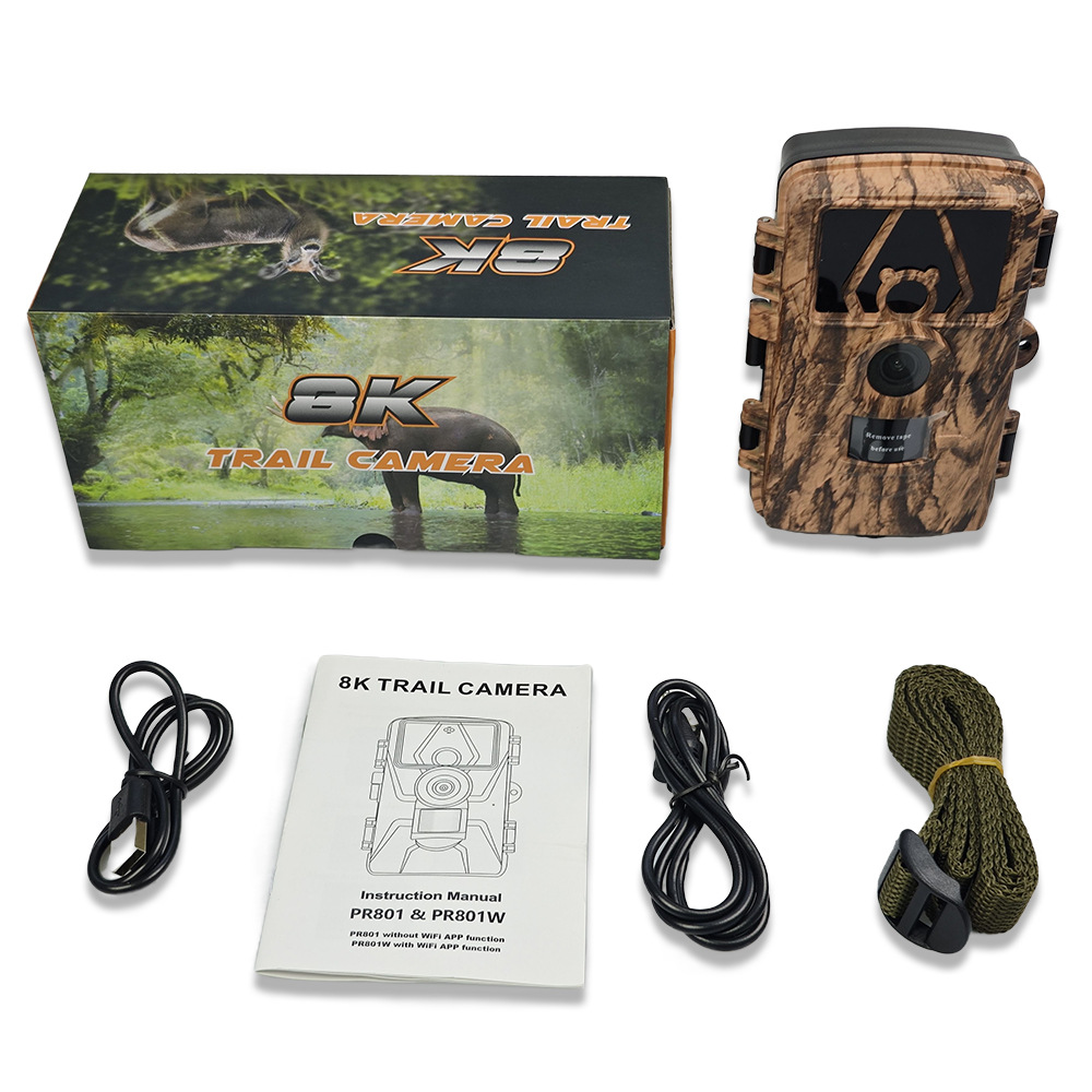 PR801W Ultra Clear 8K Video 60 - Outdoor Hunting Video Camera recensie en prijs