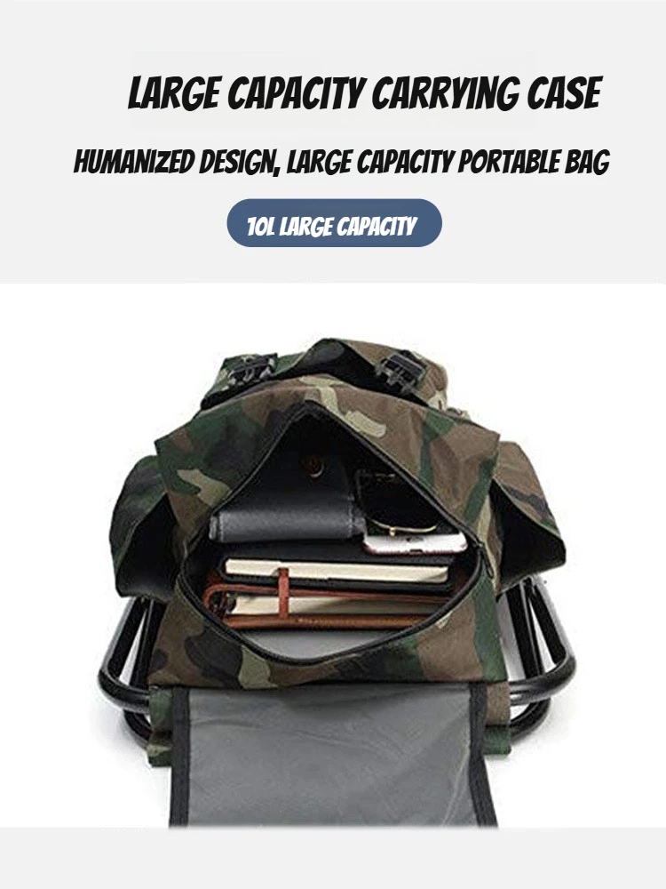 2-in-1 opvouwbare visstoel tas - Hunting And Fishing Outdoor Chairs recensie en prijs